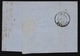 France Lettre 1853-60 Emission Empire Non Dentelé Napoleon III 80c Carmin 17a 15-05-1858. PC 854 De Chinon - 1849-1876: Période Classique