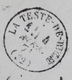 Lettre France 1870-71 Emission De Bordeaux 20c Bleu Type II Report 2 45b 04-04-1871. GC 3925 La Teste-de-Buch - 1849-1876: Période Classique