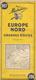 CARTE-ROUTIERE-MICHELIN-1955-N°987-EUROPE NORD - 2/3 PLIS Un Peu Coupés-BE - Cartes Routières