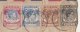 $1 And Other Values KGVI 1949 Used On Regd Airmail Cover, Malacca To India, Malyasia, Singapore Cds, As Scan - Malacca