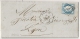 Origine GUIBRAY Clvados, Convoyeur De Station FALAISE + C N P. LAC Entête HATREL Fabrique De Bonneterie. - 1849-1876: Période Classique