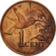 Monnaie, TRINIDAD & TOBAGO, Cent, 2000, Franklin Mint, TTB, Bronze, KM:29 - Trinité & Tobago