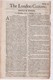 1669 London Gazette, Number 373, A 350 Year Old, Single Sheet, Newspaper.  Ref 0580 - Zeitungscomics
