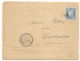 Signé POTHION, GC 4548 SANCHEVILLE Eure Et Loir Sur Enveloppe Pour CHATEAUDUN. Indice 15, 160 EUR. - 1849-1876: Période Classique