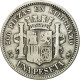 Monnaie, Espagne, Provisional Government, Peseta, 1869, Madrid, TTB, Argent - Premières Frappes