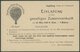 BAYERN P 55II BRIEF, 1902, Privatpostkarte Bayern 2 Pf. (P 55II) Des Augsburger Verein Für Luftschifffahrt Ballon Gut La - Sonstige & Ohne Zuordnung