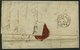 HAMBURG VORPHILA 1817, HAMBURG.,roter L2 Mit Turm Auf Brief Nach Manchester, Rückseitiger Transitstempel, Feinst - Precursores