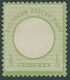 Dt. Reich 17a **, 1872, 1/3 Gr. Gelblichgrün, Postfrisch, Pracht, Gepr. Hennies Mit Befund, Mi. 180.- - Used Stamps