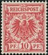 Dt. Reich 47b **, 1890, 10 Pf. Braunrosa, Postfrisch, Pracht, Kurzbefund Wiegand, Mi.120.- - Usati