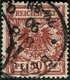 Dt. Reich 50ab O, 1889, 50 Pf. Dunkelfeuerrot, Pracht, Kurzbefund Wiegand, Mi. 280.- - Usati