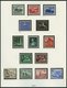 SAMMLUNGEN *,** , 1933-45, Ungebrauchte Sammlung Dt. Reich Mit Guten Mittleren Ausgaben Auf SAFE Falzlosseiten, Feinst/P - Used Stamps