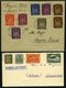 LOTS 1921-23, 6 Verschiedene Luftpostbelege In Die Schweiz, Meist Pracht, Besichtigen! - Posta Aerea & Zeppelin