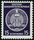 DIENSTMARKEN A D 21IXII NF (*), 1954,15 Pf. Schwarzgrauviolett, Type I, Wz. XII, Mit Abart Ohne Eingedruckten Stempel, P - Other & Unclassified