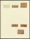 DIENSTMARKEN B D 16-31 **, O, überwiegend Postfrische Sammlung Wertstreifen-Nachdrucke, Mit 88 Werten, Fast Nur Prachter - Autres & Non Classés