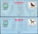 1st Series Commemorative Complete Set Of 8 Different Birds Postal Envelopes (Limited Edition) - Other & Unclassified