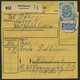 BUNDESREPUBLIK 126 BRIEF, 1954, 6 Pf. Posthorn Im Achterblock (untere Linke Marke Kleiner Tintenfleck) Und Waagerechten  - Used Stamps
