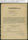 BUNDESREPUBLIK 129 BRIEF, 1953/4, Annahmebuch (Land), Zustellbezirk Nr. 2 In Hofkirchen, 32 Seiten Komplett, Die Gebühr  - Usados