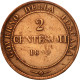 Monnaie, États Italiens, TUSCANY, Provisional Government, 2 Centesimi, 1859 - Lehnsgeld