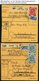 LOTS 1953/4 19 Paketkarten Mit Verschiedenen Posthornfrankaturen, U.a. Mi.Nr. 134 MeF, 137 EF, 3 Karten Mit Nr 138 Etc., - Usati