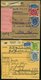 LOTS 1953/4 19 Paketkarten Mit Verschiedenen Posthornfrankaturen, U.a. Mi.Nr. 134 MeF, 137 EF, 3 Karten Mit Nr 138 Etc., - Gebraucht