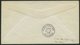 DEUTSCHE LUFTHANSA 60 BRIEF, 23.4.1956, New York-Paris, Prachtbrief - Oblitérés