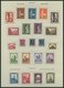 SAMMLUNGEN, LOTS *, Ungebrauchter Sammlungsteil Belgien Von 1920-42 Mit Vielen Guten Werten, Sätzen Und Blocks, Auch Die - Collections