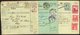 GANZSACHEN 1900-13, 6 Verschiedene Paketkarten Mit Zusatzfrankaturen, Feinst/Pracht - Other & Unclassified
