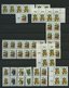 SAMMLUNGEN **, Kleines Postfrisches Dublettenlot Von 1967-81, Bis Auf Blocks Und Einige Kleine Werte Komplett, Meist 10- - Collections