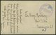 ALTE POSTKARTEN - SCHIFFE KAISERL. MARINE BIS 1918 S.M.S. GRAUDENZ, Eine Marine-Feldpostkarte - Warships