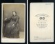 France Chartres Femme Mode Second Empire Ancienne Photo CDV Rondin 1860's - Old (before 1900)