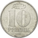 Monnaie, GERMAN-DEMOCRATIC REPUBLIC, 10 Pfennig, 1982, Berlin, TTB, Aluminium - 10 Pfennig