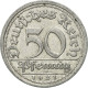 Monnaie, Allemagne, République De Weimar, 50 Pfennig, 1921, Hamburg, TTB - 50 Rentenpfennig & 50 Reichspfennig