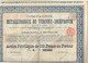 Action Ancienne - Compagnie Métallurgique De Verchny-Dniéprovsk - Titre De 1902 N° 01903 - Russie