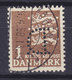 Denmark Perfin Perforé Lochung (D04) 'D.' Dansk Handels- Og Industri Co., København (Mi. 289y) (2 Scans) - Abarten Und Kuriositäten