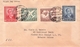 CHILE - FDC 1950 UPU Mi #444-447 - Chile