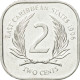 Monnaie, Etats Des Caraibes Orientales, Elizabeth II, 2 Cents, 1996, TTB - Territoires Britanniques Des Caraïbes