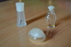 Lot De 3 Mignonnettes De Parfum Vide : SWAKARA, ARBEL Et Une En Forme De Goute - Miniature Bottles (empty)