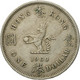 Monnaie, Hong Kong, Elizabeth II, Dollar, 1960, TTB, Copper-nickel, KM:31.1 - Hong Kong