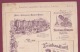 260818 - PUBLICITE SUISSE Vigne Tonneau Vin Cave BERGER &amp; Co LANGNAU Tour Eiffel MILANO HOTEL BADEN BADEN Menu Chéru - Werbepostkarten