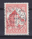 Denmark Perfin Perforé Lochung (M29) 'M R' M. Rotwitt, København (Mi. 347) Deluxe KØBENHAVN OMK. 1960 Cancel - Varietà & Curiosità