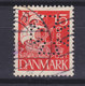 Denmark Perfin Perforé Lochung (Fig13b) 'Maltese Cross' Det Forenede Dampskibselskab (Broker), Esbjerg (2 Scans) - Abarten Und Kuriositäten