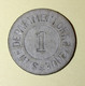 Jeton De Nécessité Etats-Unis Années 20 "1 (cent) Alabama Sales Tax Token / State Department Of Revenue" Emergency Token - Monetary/Of Necessity