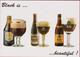 Grote Kaart Chimay Trappist Westmalle Leffe Beer Bier Reclame Brouwerij Brewery Brasserie Pub - Publicité