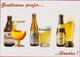 Grote Kaart Duvel Hoegaarden Wit Dentergems Beer Bier Reclame Brouwerij Brewery Brasserie Pub - Publicité