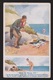 Comic Postcard - Tramp Stealing Swimmer's Clothes - Used - Comics