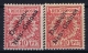 Deutsch Neu-Guinea: Mi 3 A + B MH/* Flz/ Charniere - German New Guinea