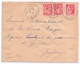 France Lettre Type Iris Paix Pour La Croix Rouge A Geneve Avec Censure De Charly Aisne - WW II