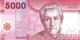 CHILE 5000 PESOS PINK WOMAN FRONT AND PALM TREES BACK DATED 2013 P162 POLYMER UNC  READ DESCRIPTION !! - Chile