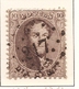 OBP 13/16 Met Tanding12,5 X 13,5 Met Ambulante Stempel N.1 Op OBP16 - 1863-1864 Medaglioni (13/16)