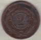 REPUBLICA ORIENTAL DEL URUGUAY. 2 CENTESIMOS 1869 A PARIS . KM# 12 - Uruguay